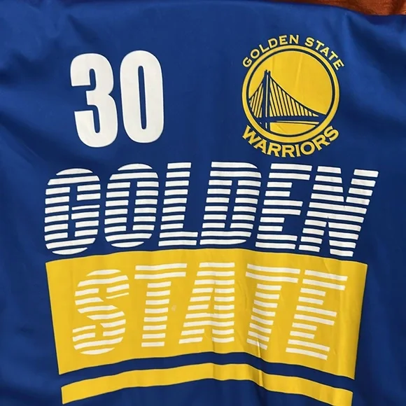NWT NBA Golden State Warriors #30 Curry Men Blue Jersey Shirt.. Size XL - Picture 5 of 7